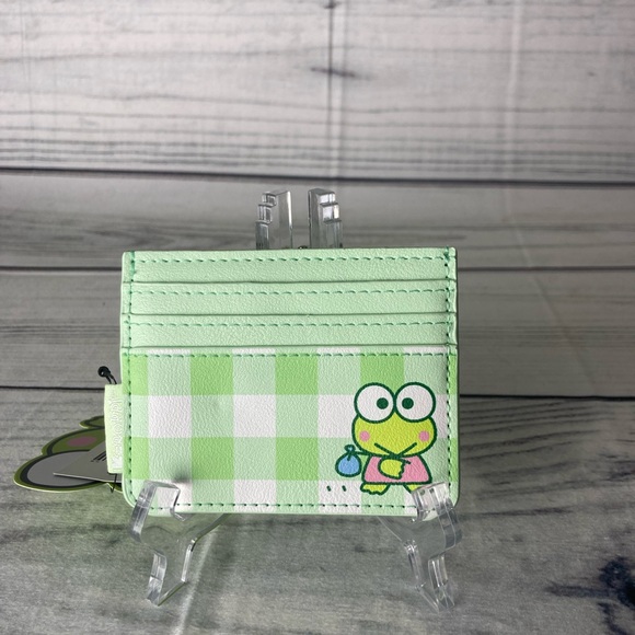 Loungefly Handbags - Loungefly Keroppi Gingham Cardholder